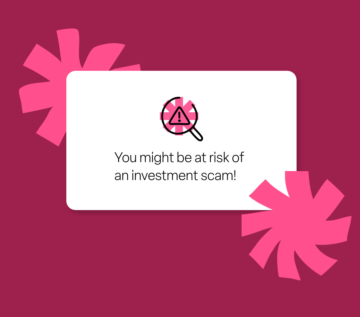 Investment scam alert